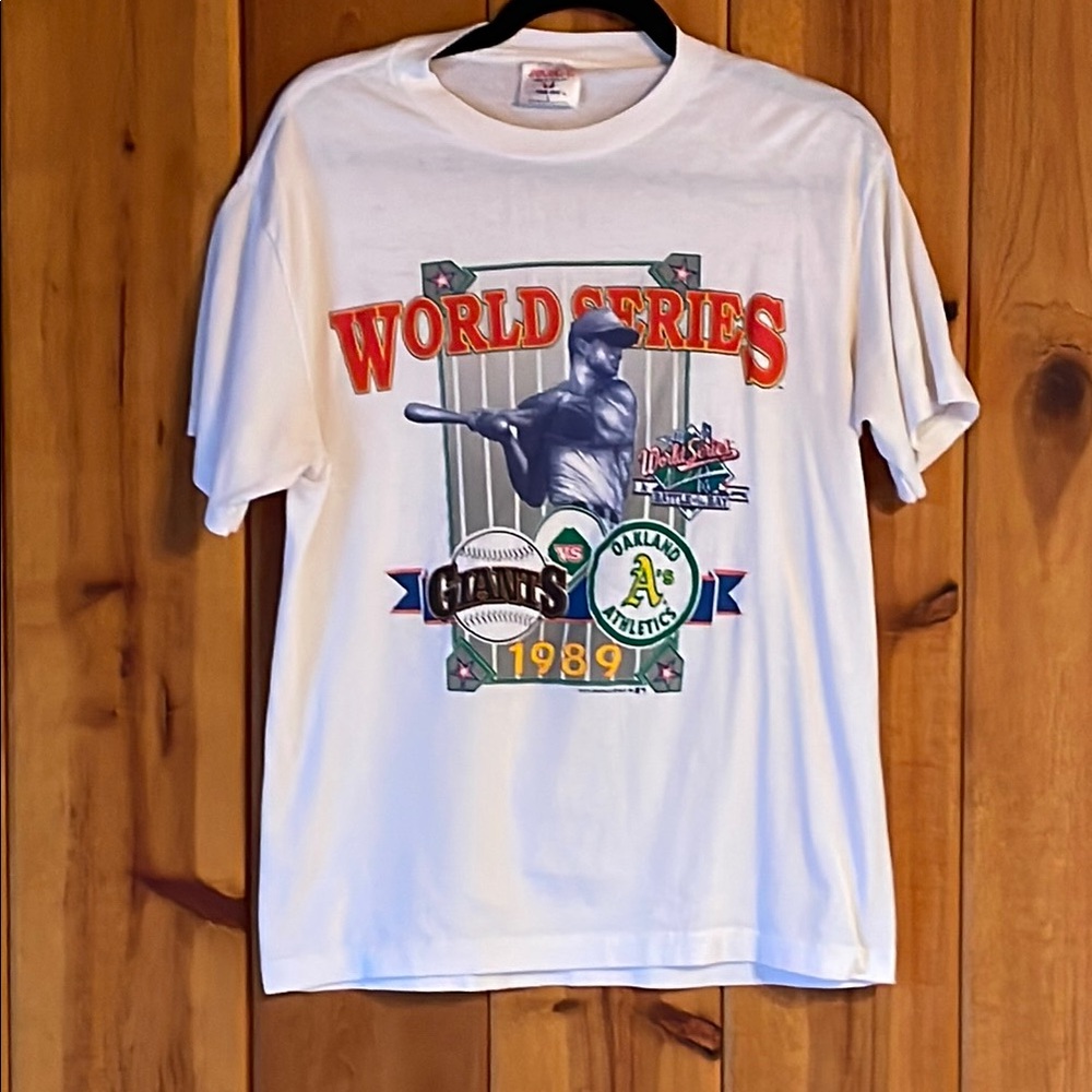 World Series 1989 Giants vs Athletics T-Shirt